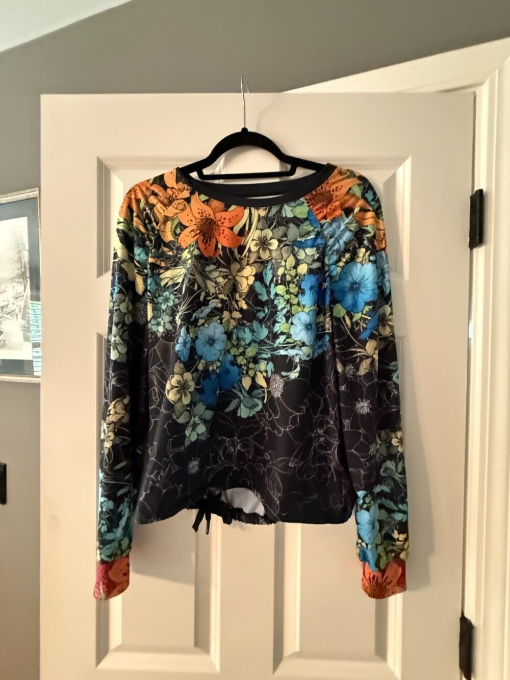 Johnny Was Bee Active Ruched Raglan Sleeve Pullover